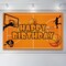 Basketball Birthday Banner & Backdrop - Large Basketball Decorations for Parties